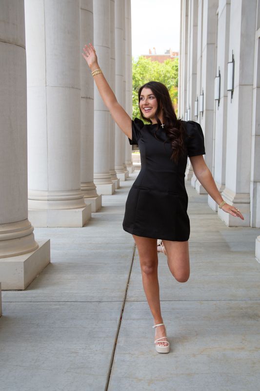 Worth Your While Short Puff Sleeve Mini Dress