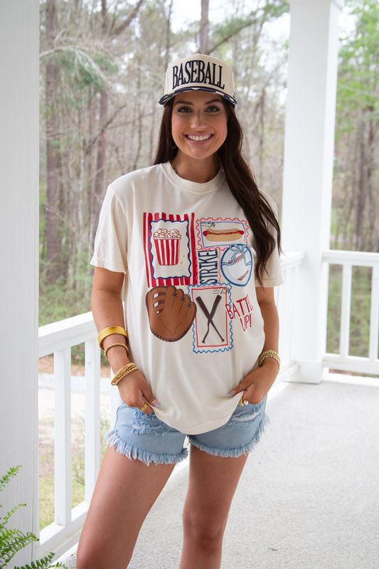 Batter Up Baseball Graphic Tee