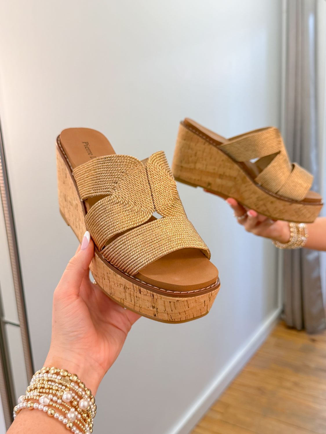 Flynn Metallic Wedge