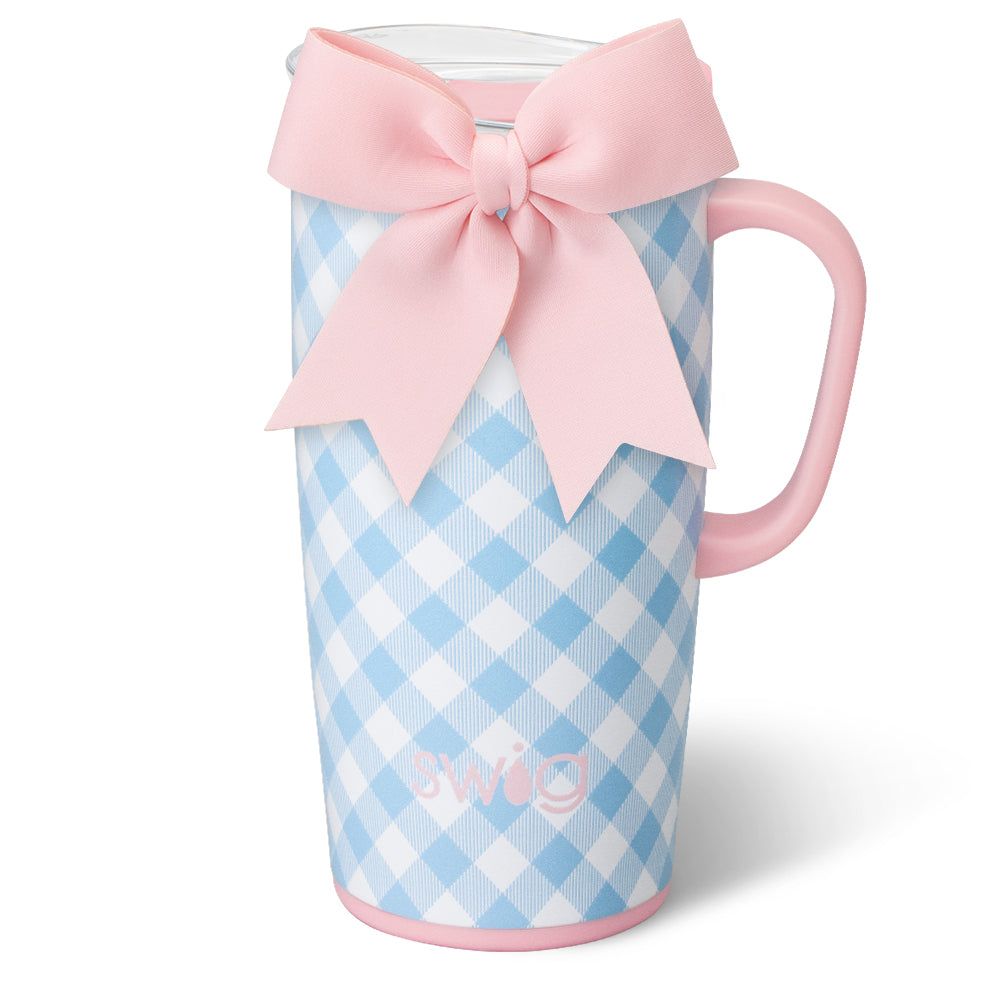 SWIG Travel Mug 22oz GINGHAM