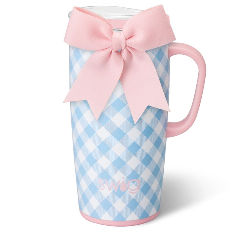 SWIG Travel Mug 22oz GINGHAM