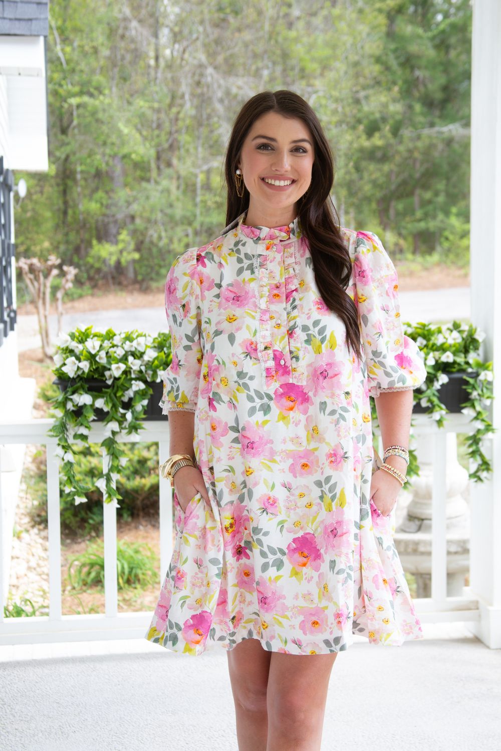 Finding Peace Back Waist Tie Mini Dress