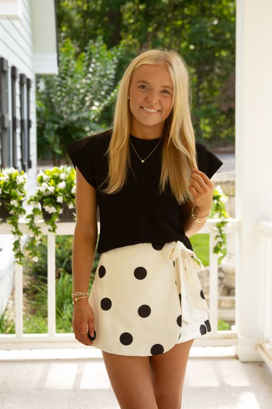 Sweet On This Printed Woven Skort