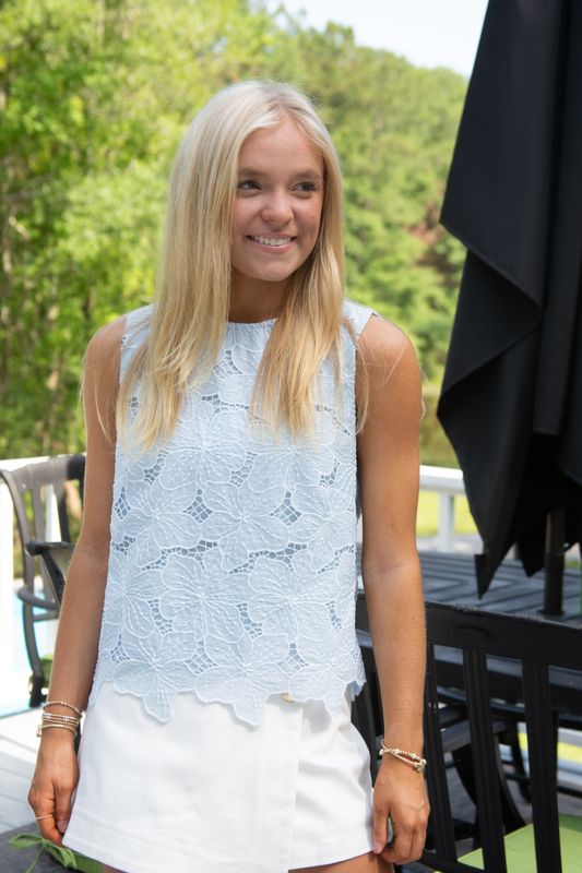 All Good Things Solid Woven Skort