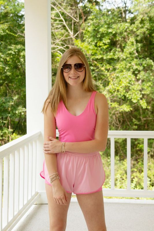Cotton Candy Double Layer Nylon Shorts