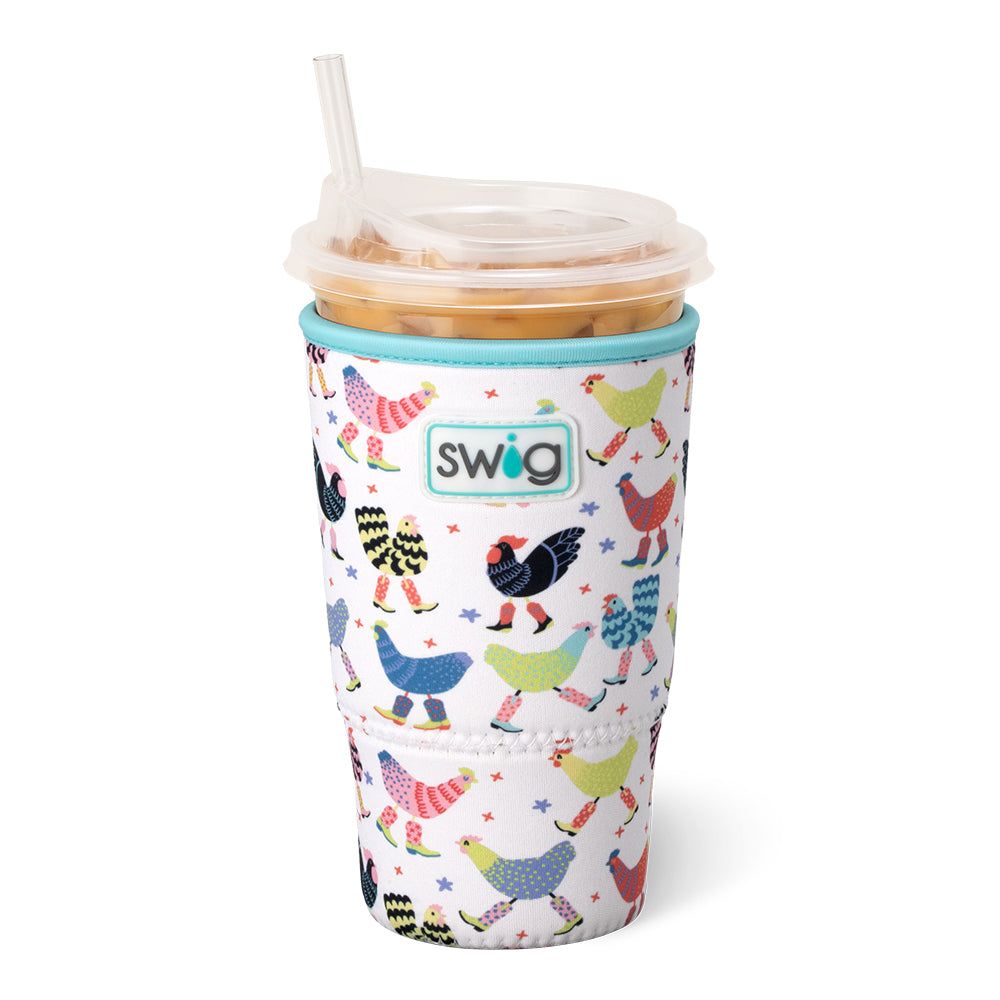 SWIG Large Iced Cup Coolie FUNKY CHICKEN