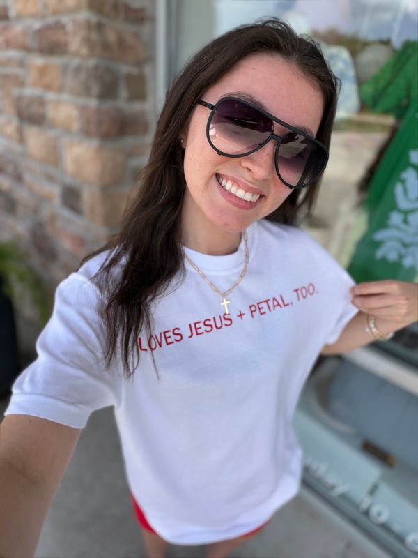 Loves Jesus + Petal, Too Graphic Tee