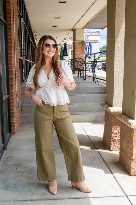 Fierce and Free Scalloped Pocket Jeans