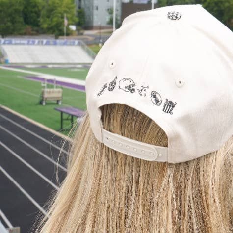 Touchdown Trucker Hat BLACK/WHITE HOUNDSTOOTH