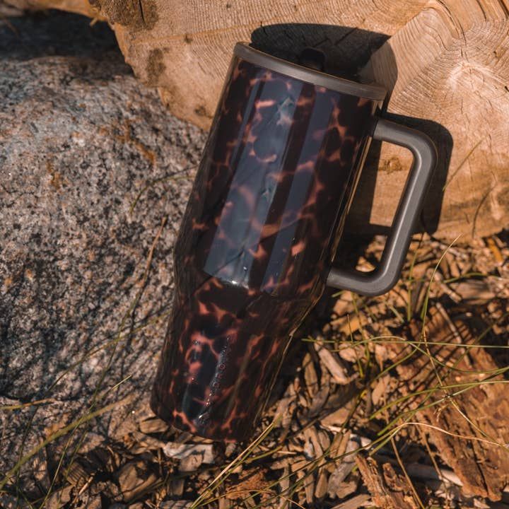 MOCHA TORTOISE HydroJug 40 oz Traveler Tumbler