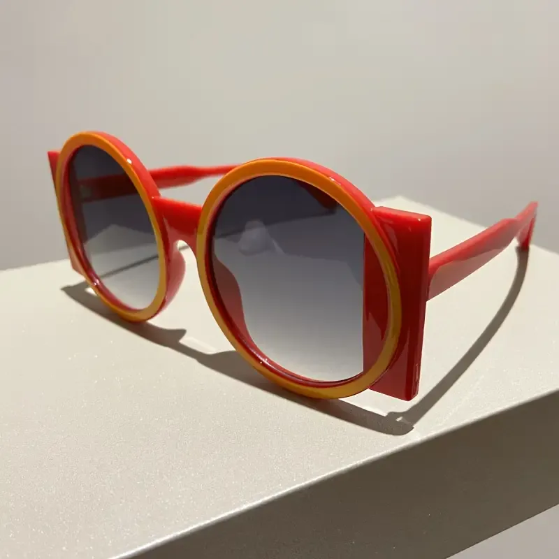 Large Round Statement Sunglasses