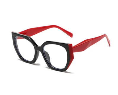 Irregular frame glasses
