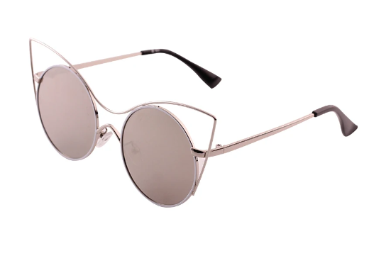 Black Round Cat Sunglasses