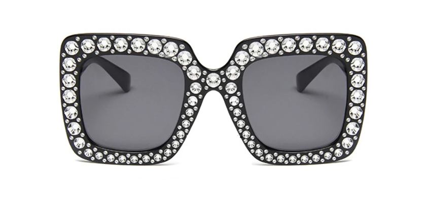 Diamond Oversized Sunglasses