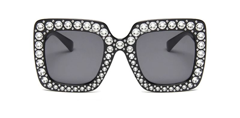Diamond Oversized Sunglasses