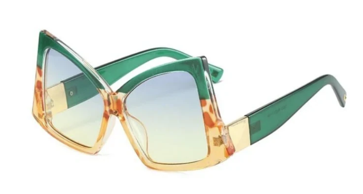 Feline Flare in Green and Brown