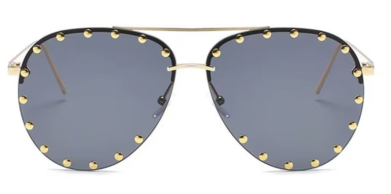 Studded Aviator Shades