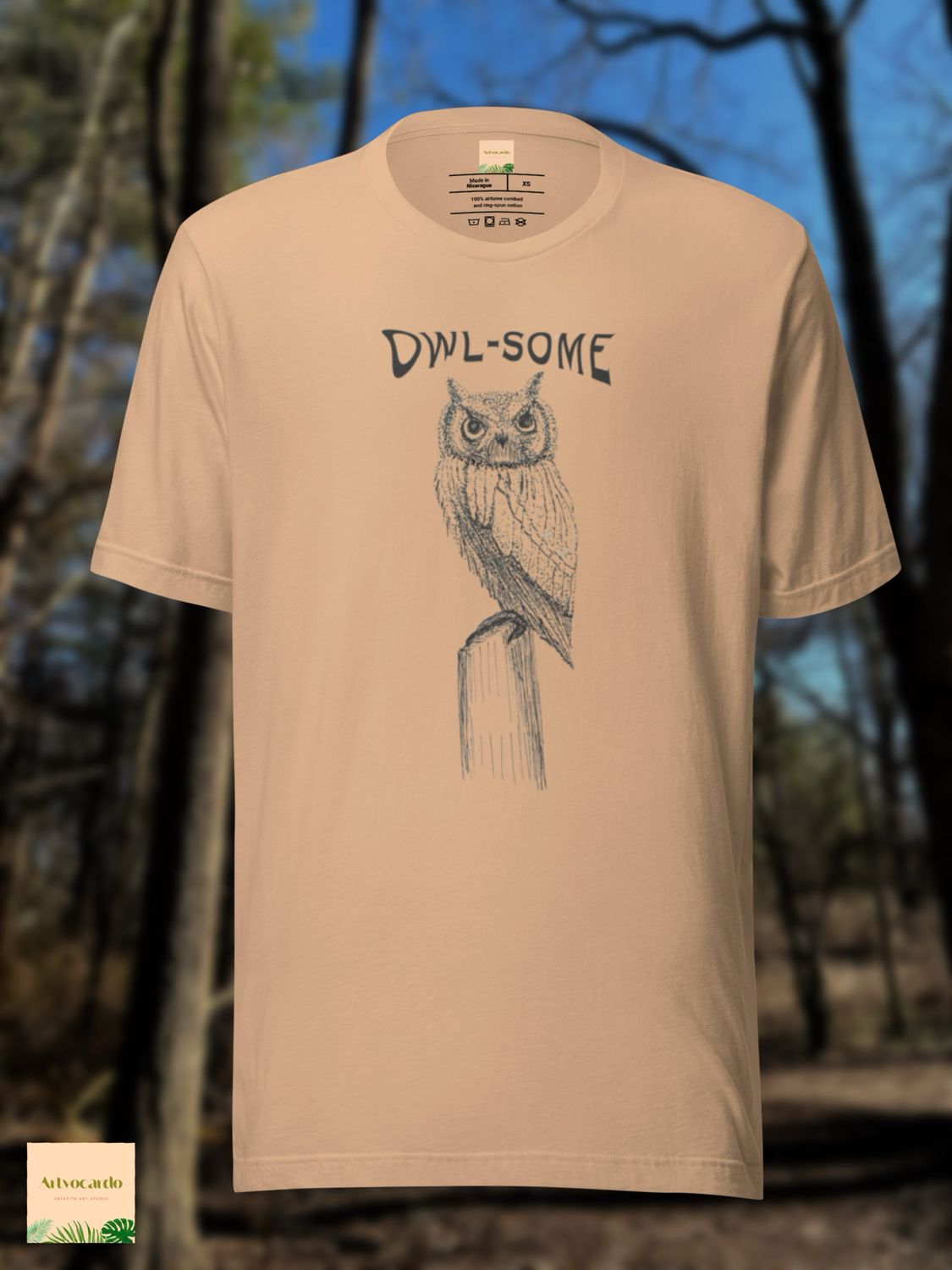 Owl-some ink art unisex t-shirt