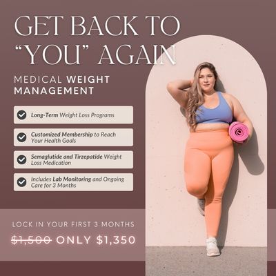 Medical Weight Management Program | $150 OFF First 3 Months