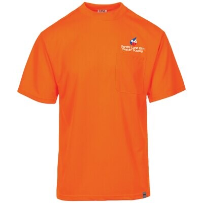 MAX - Hi-Viz Moisture Wicking Short Sleeve T-shirt - Safety Orange