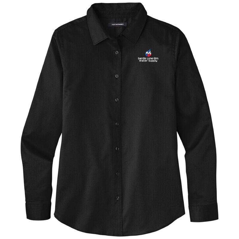 Port Authority Ladies Long Sleeve SuperPro React Twill Shirt