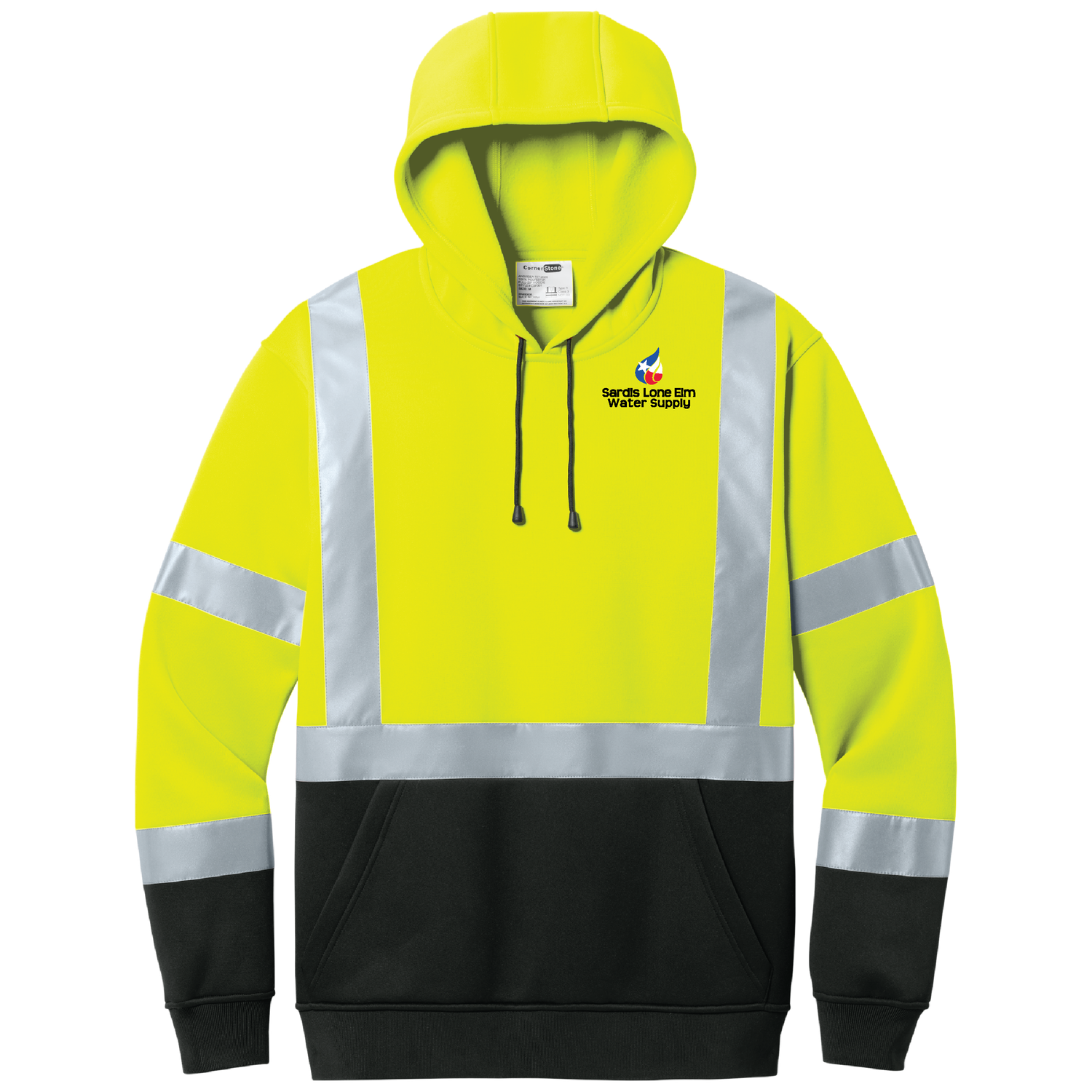 CornerStone ANSI 107 Class 3 Heavy-Duty Fleece Pullover Hoodie