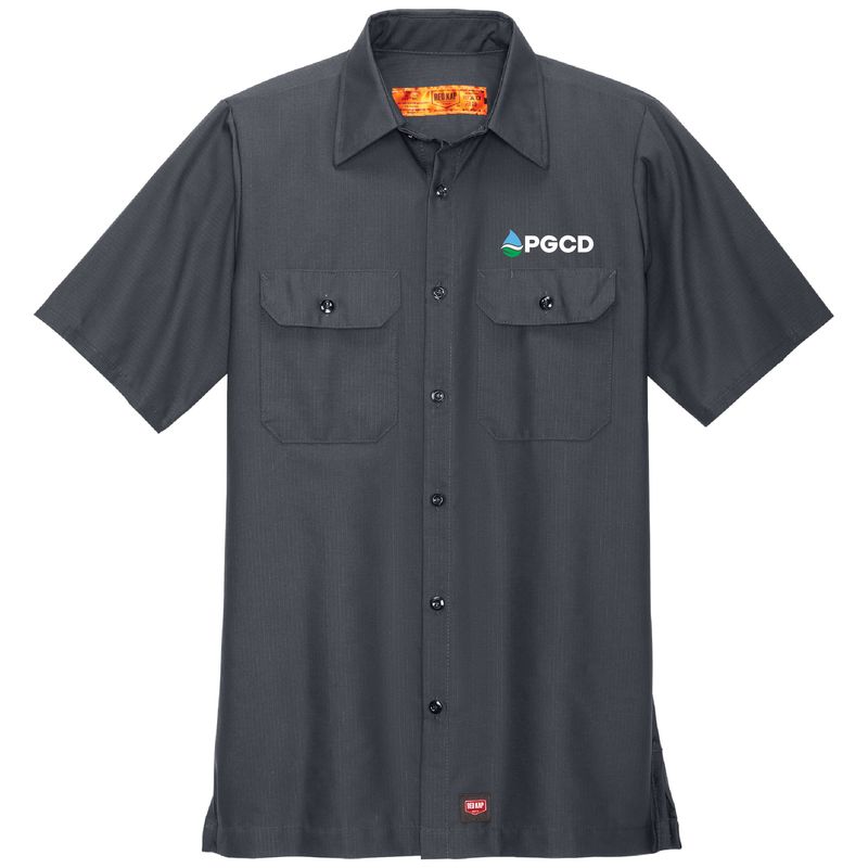 Red Kap Short Sleeve Solid Ripstop Shirt