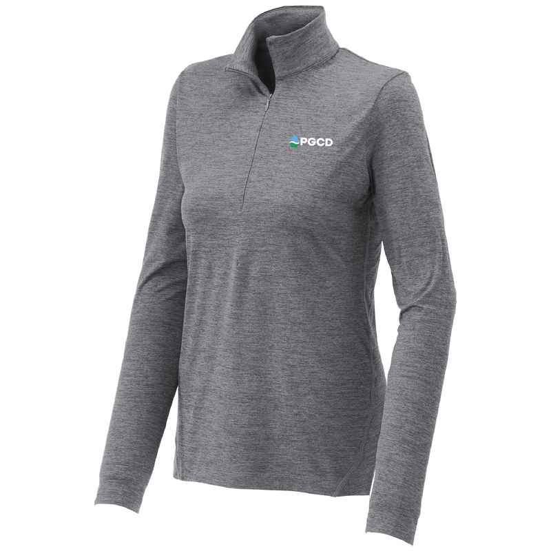 Sport-Tek Women&#39;s Exchange 1.5 Long Sleeve 1/2-Zip