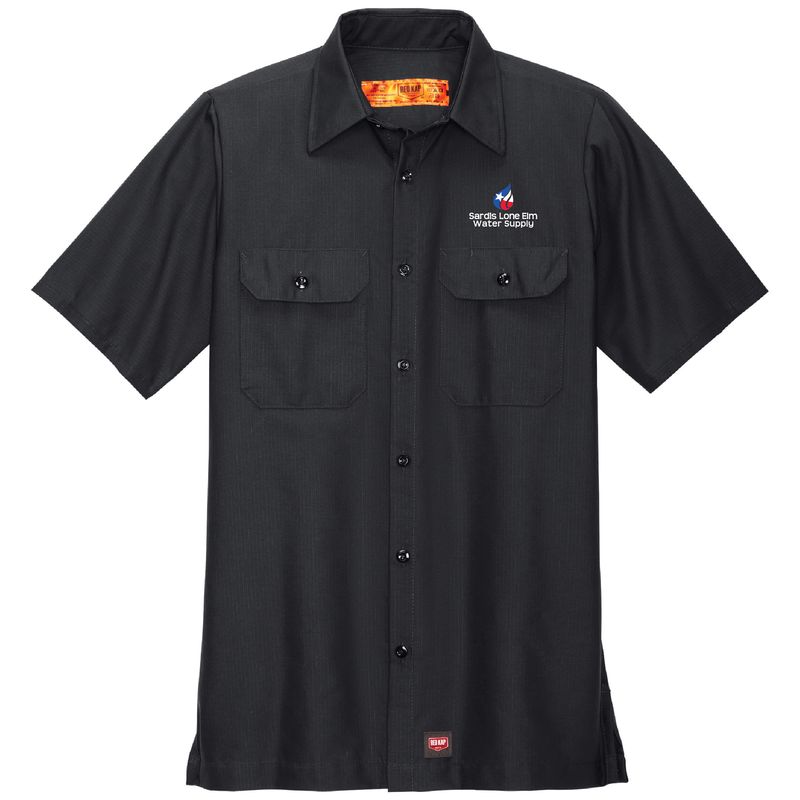 Red Kap Short Sleeve Solid Ripstop Shirt