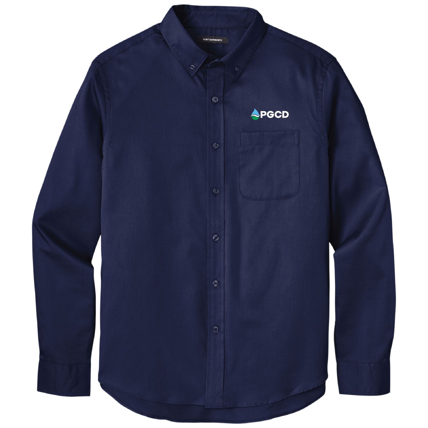 PGCD - Port Authority Long Sleeve SuperPro React Twill Shirt