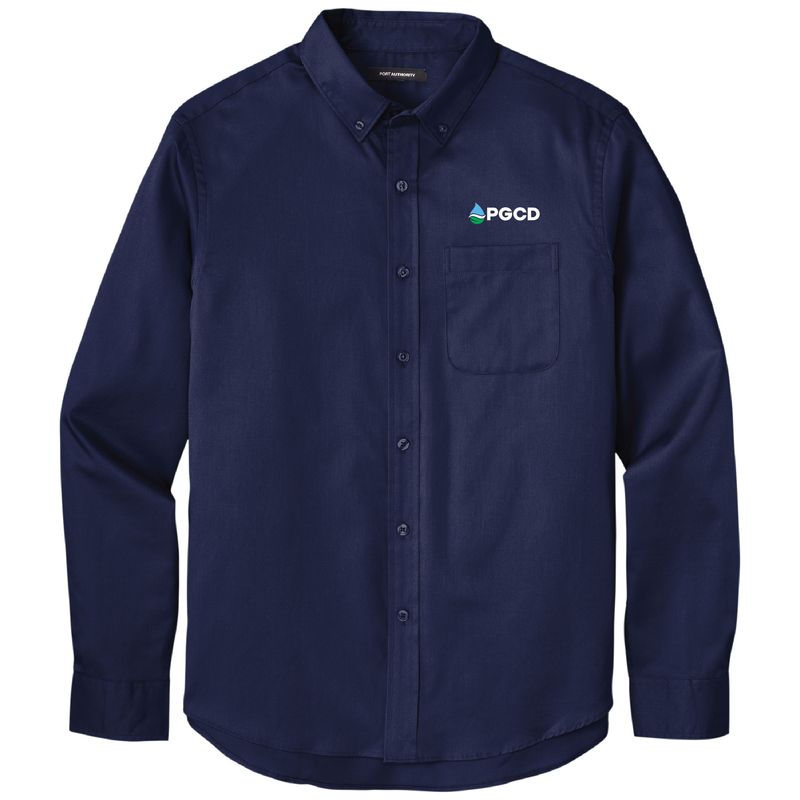 PGCD - Port Authority Long Sleeve SuperPro React Twill Shirt