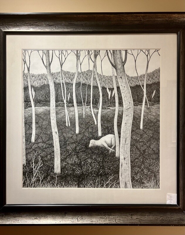 Lamb (pen and ink drawing)