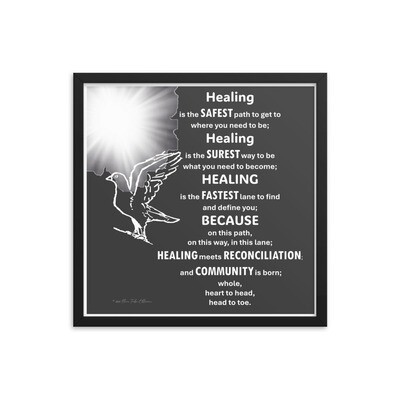 Healing Poetry Wall Art