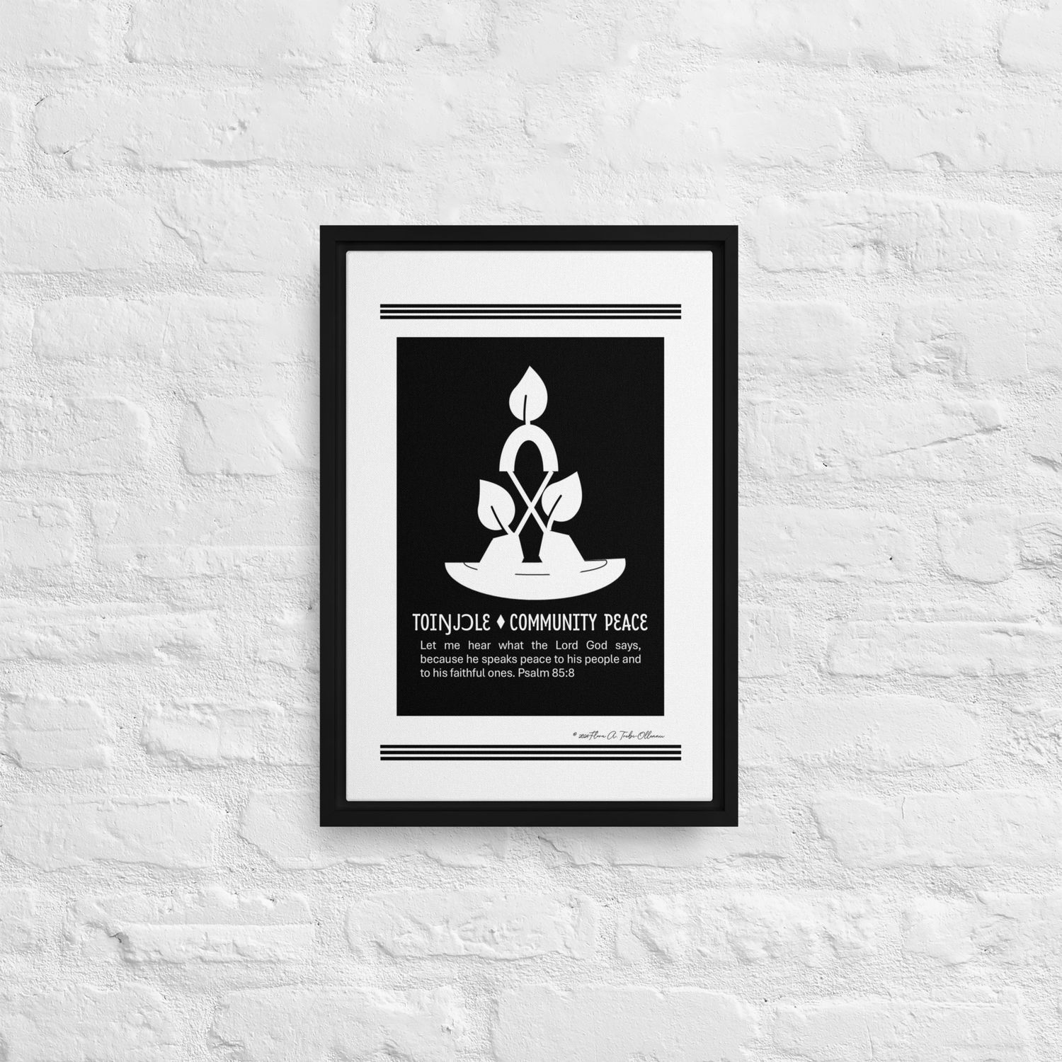 Community Peace Symbol - African Christian Symbol (Ga Samai)