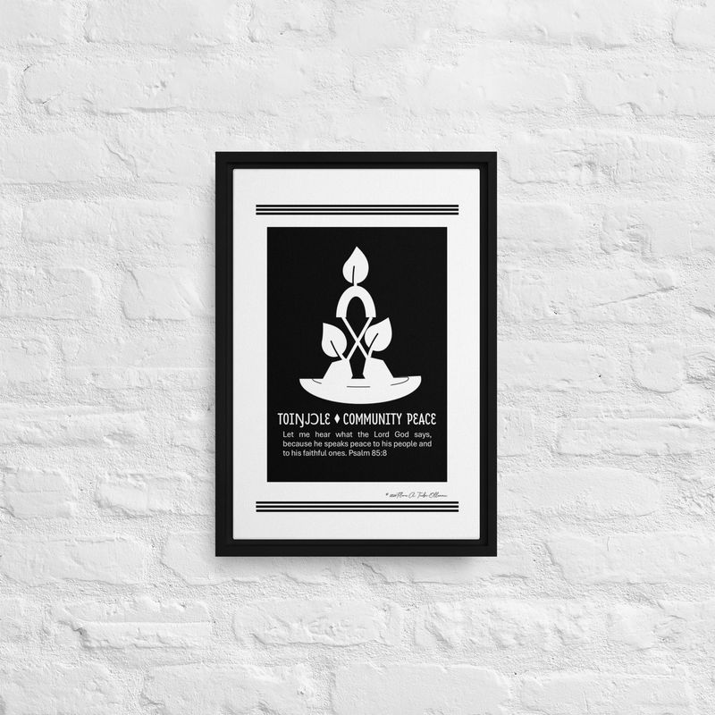 Community Peace Symbol - African Christian Symbol (Ga Samai)