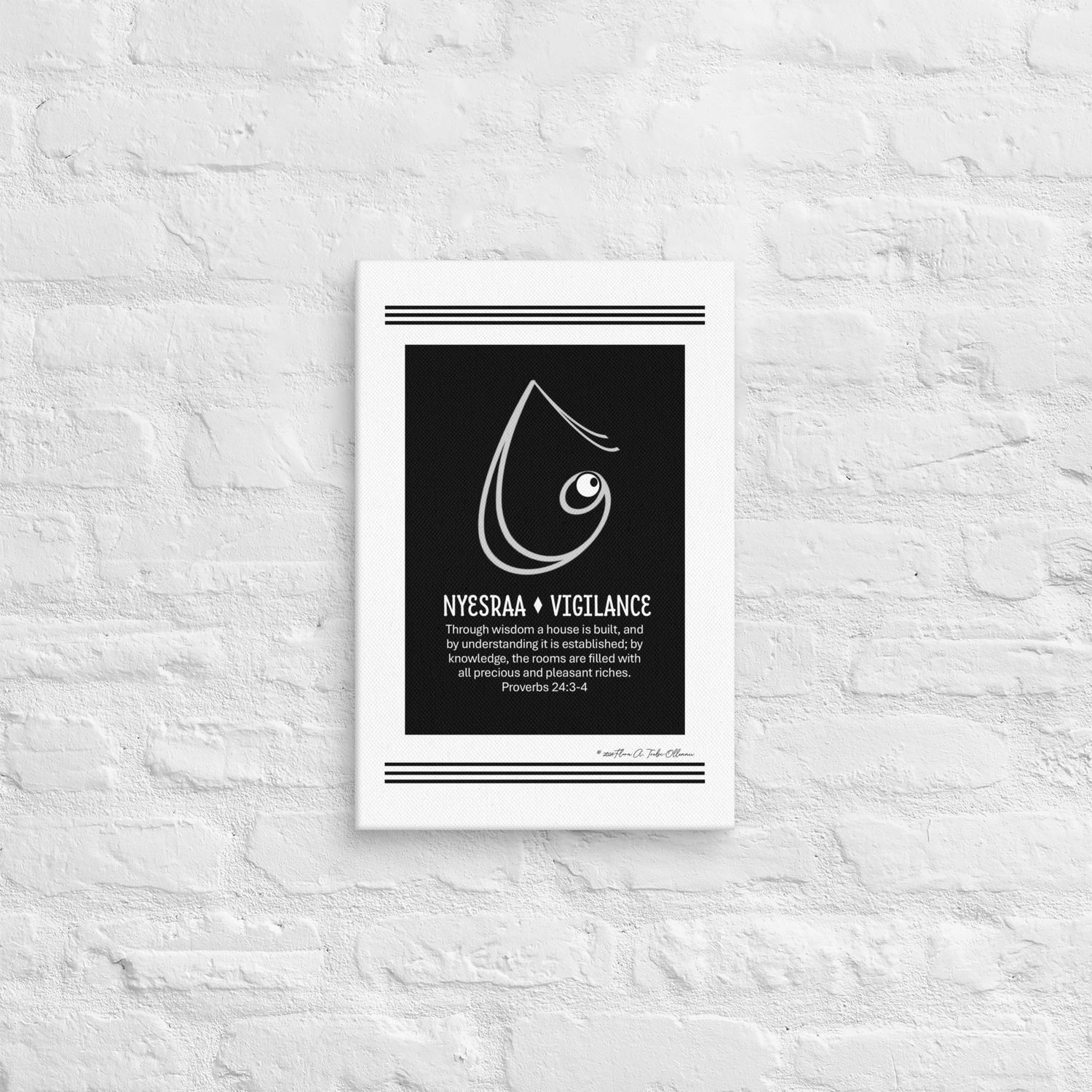 Vigilance Symbol - African Christian Symbol (Ga Samai)