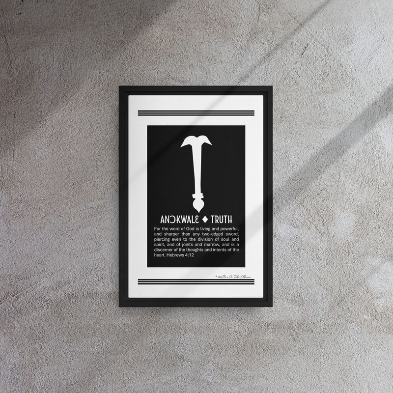 Truth Symbol - African Christian Symbol (Ga Samai)