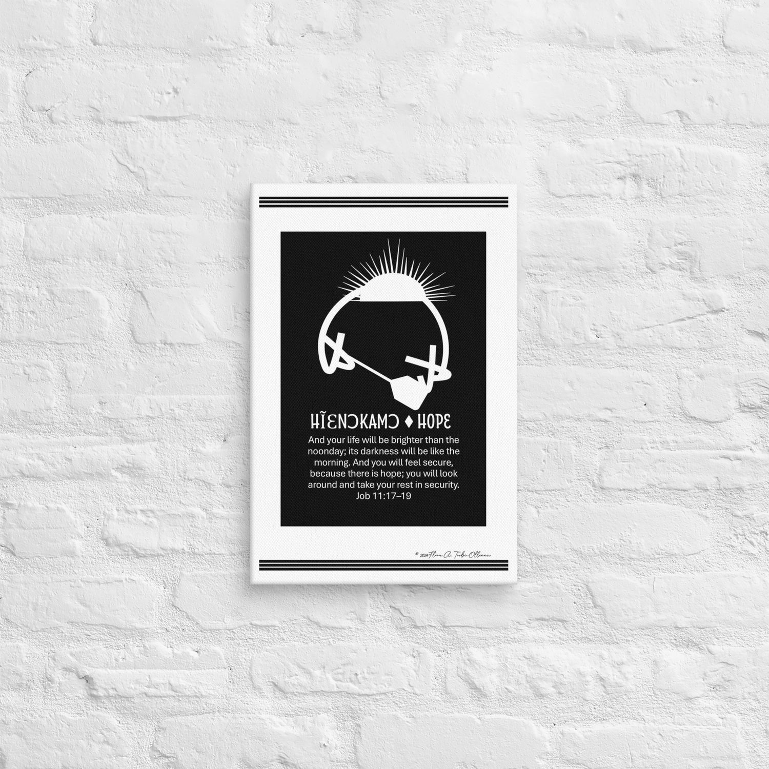 Hope Symbol - African Christian Symbol (Ga Samai)