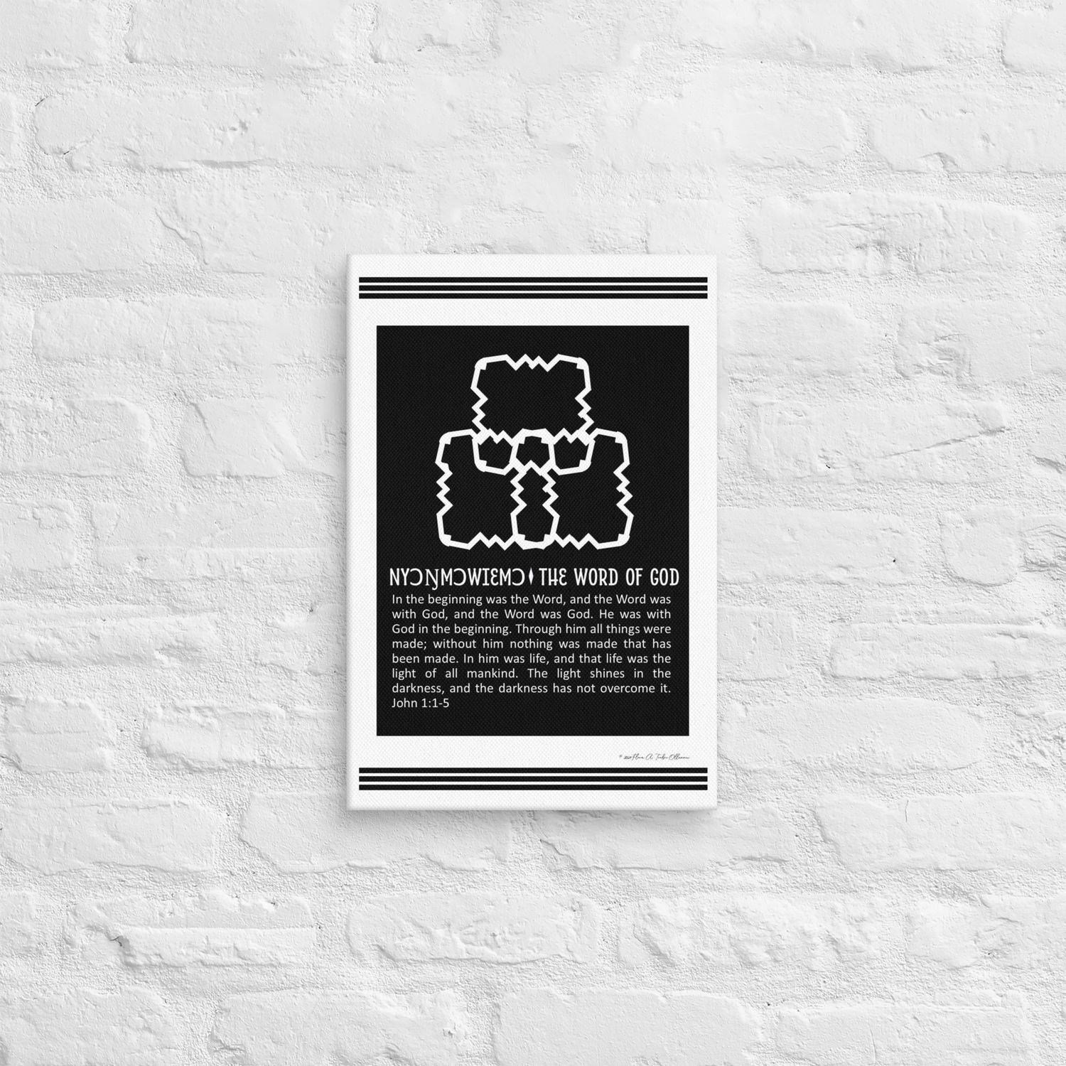 Word of God Symbol - African Christian Symbol (Ga Samai)