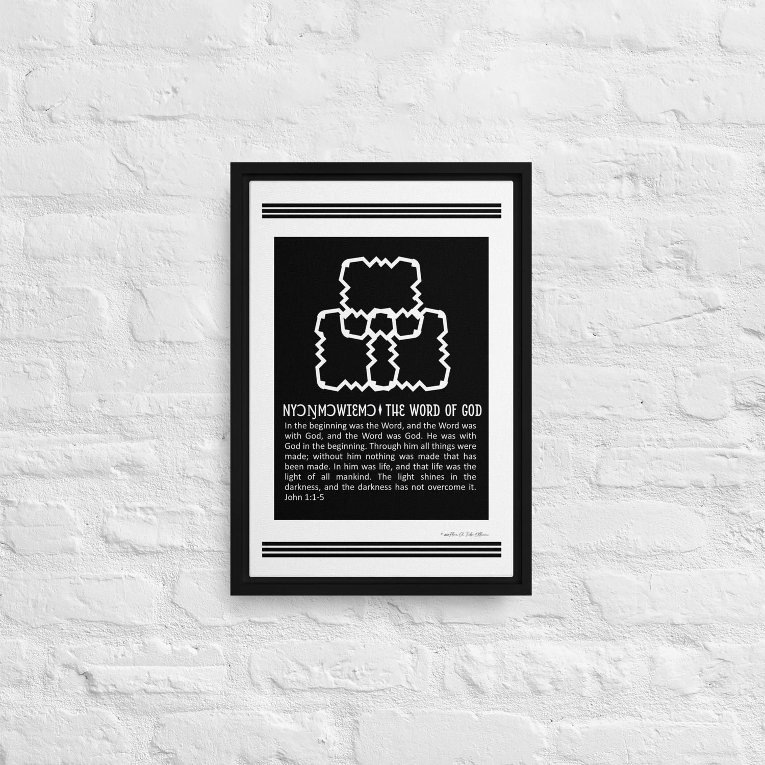 Word of God Symbol - African Christian Symbol (Ga Samai)