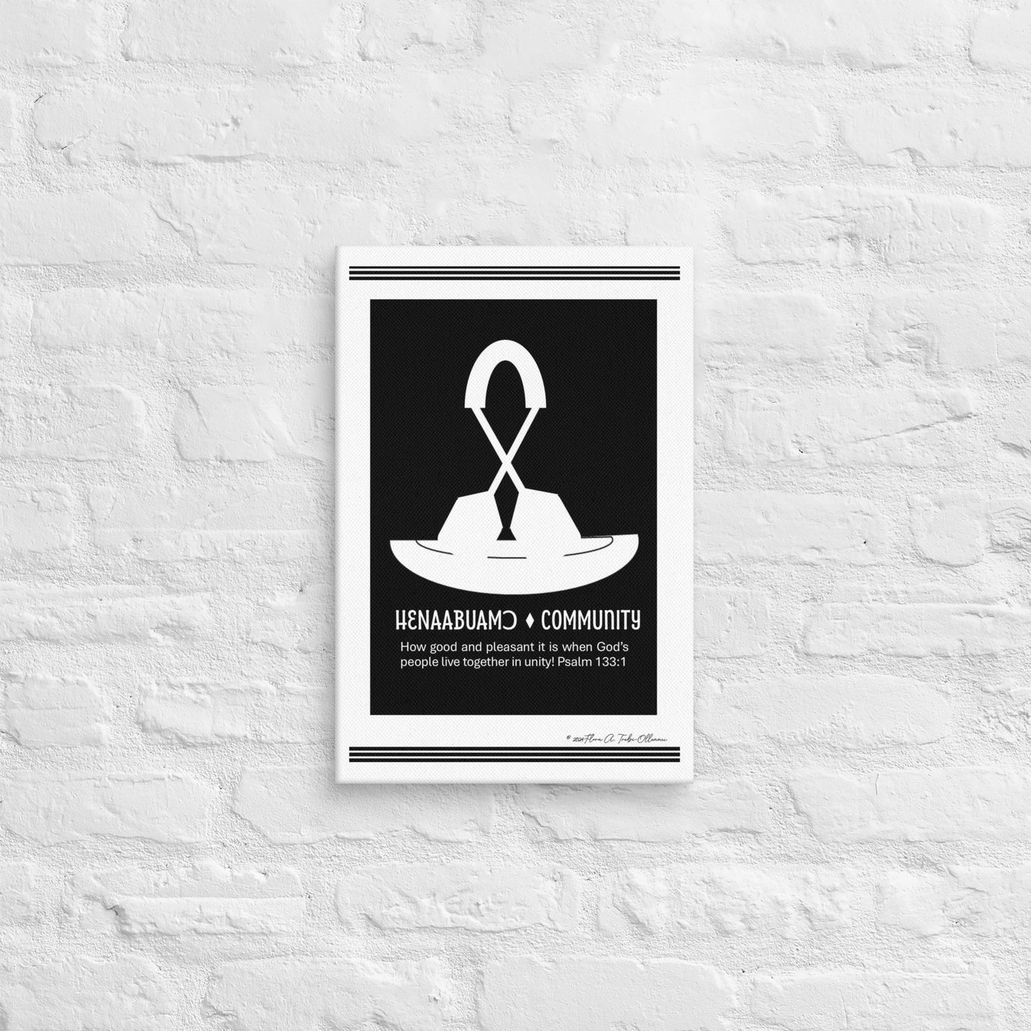 Community Symbol - African Christian Symbol (Ga Samai)