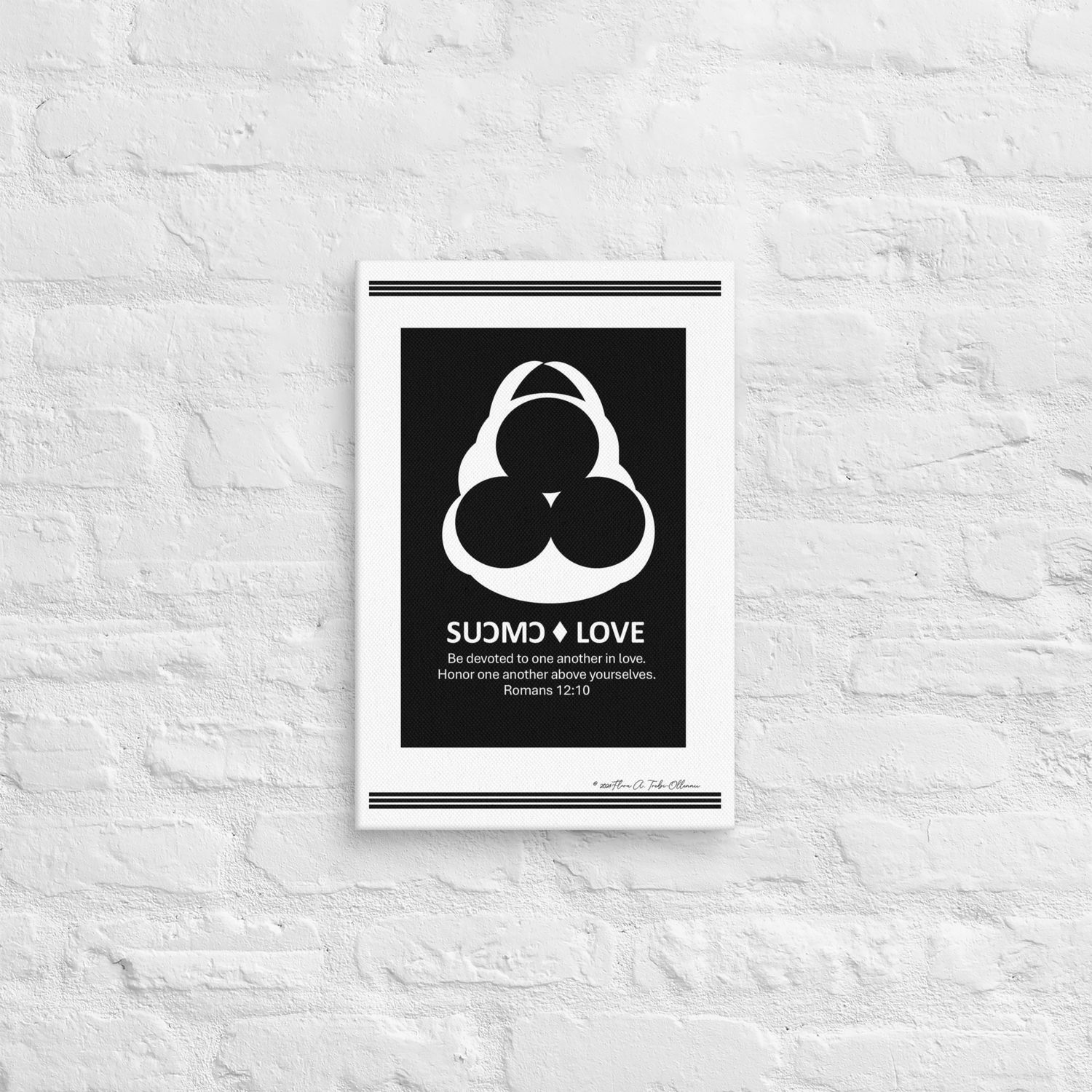 Love Symbol - African Christian Symbol (Ga Samai)