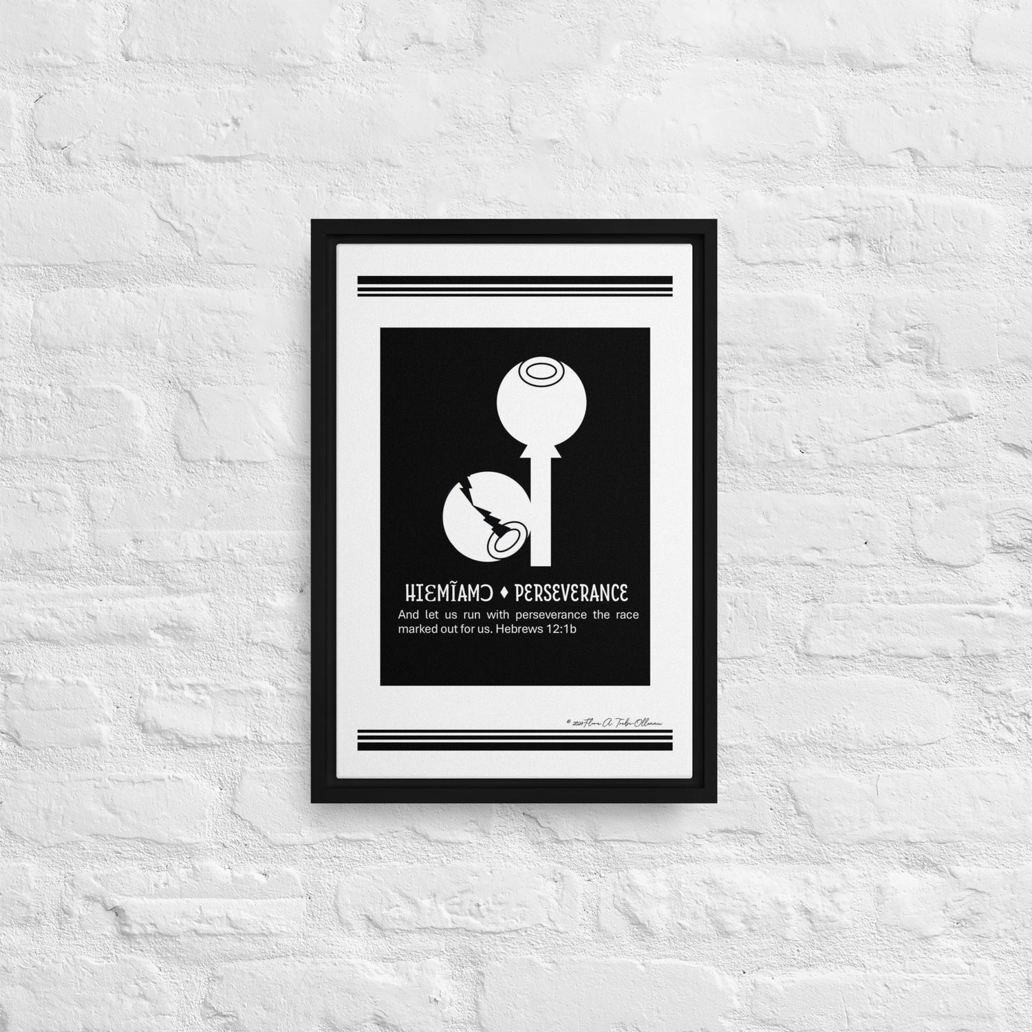 Perseverance Symbol - African Christian Symbol (Ga Samai)