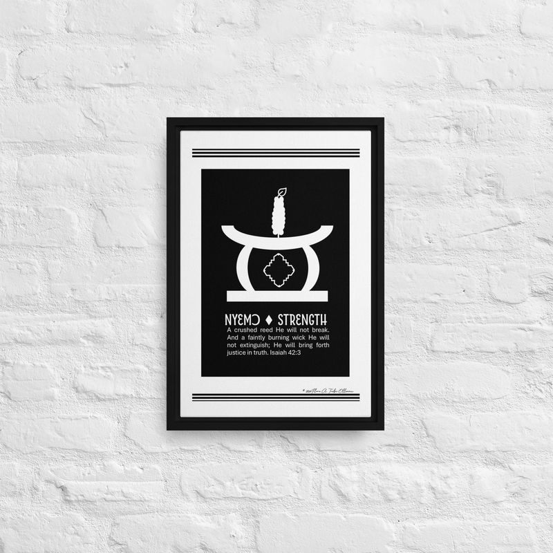 Strength Symbol - African Christian Symbol (Ga Samai)