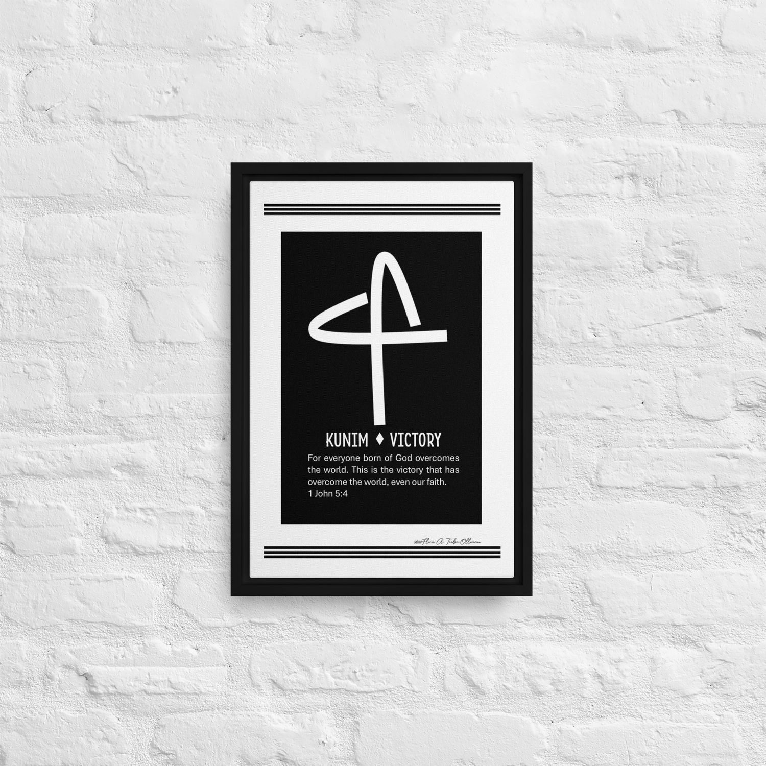 Victory Symbol - African Christian Symbol (Ga Samai)