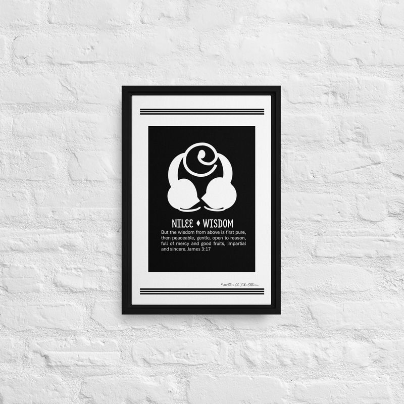 Wisdom Symbol - African Christian Symbol (Ga Samai)