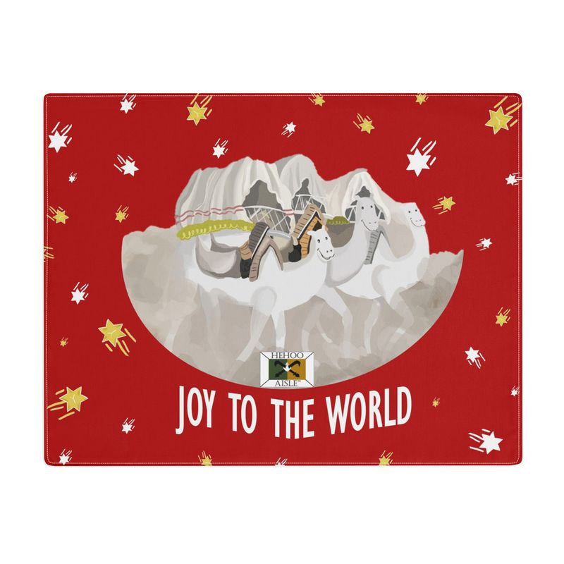 Christmas Arrives at Lajwahe Cotton placemat