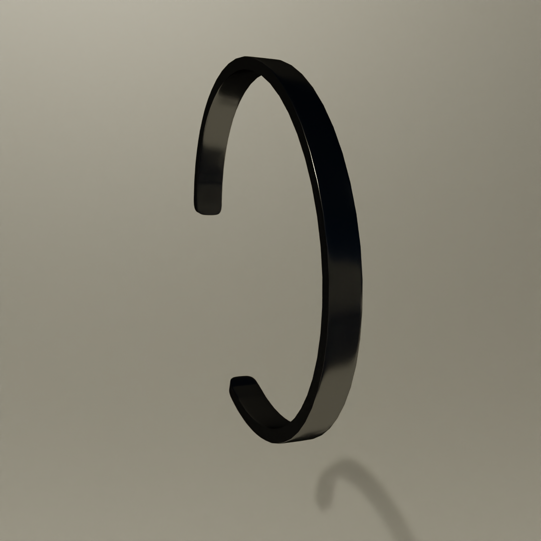 Brazalete &quot;Aviador&quot; Grueso Negro