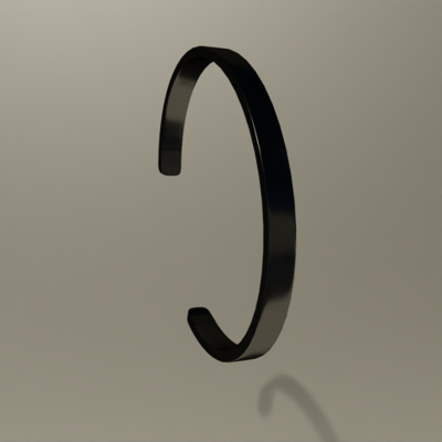Brazalete &quot;Aviador&quot; Grueso Negro