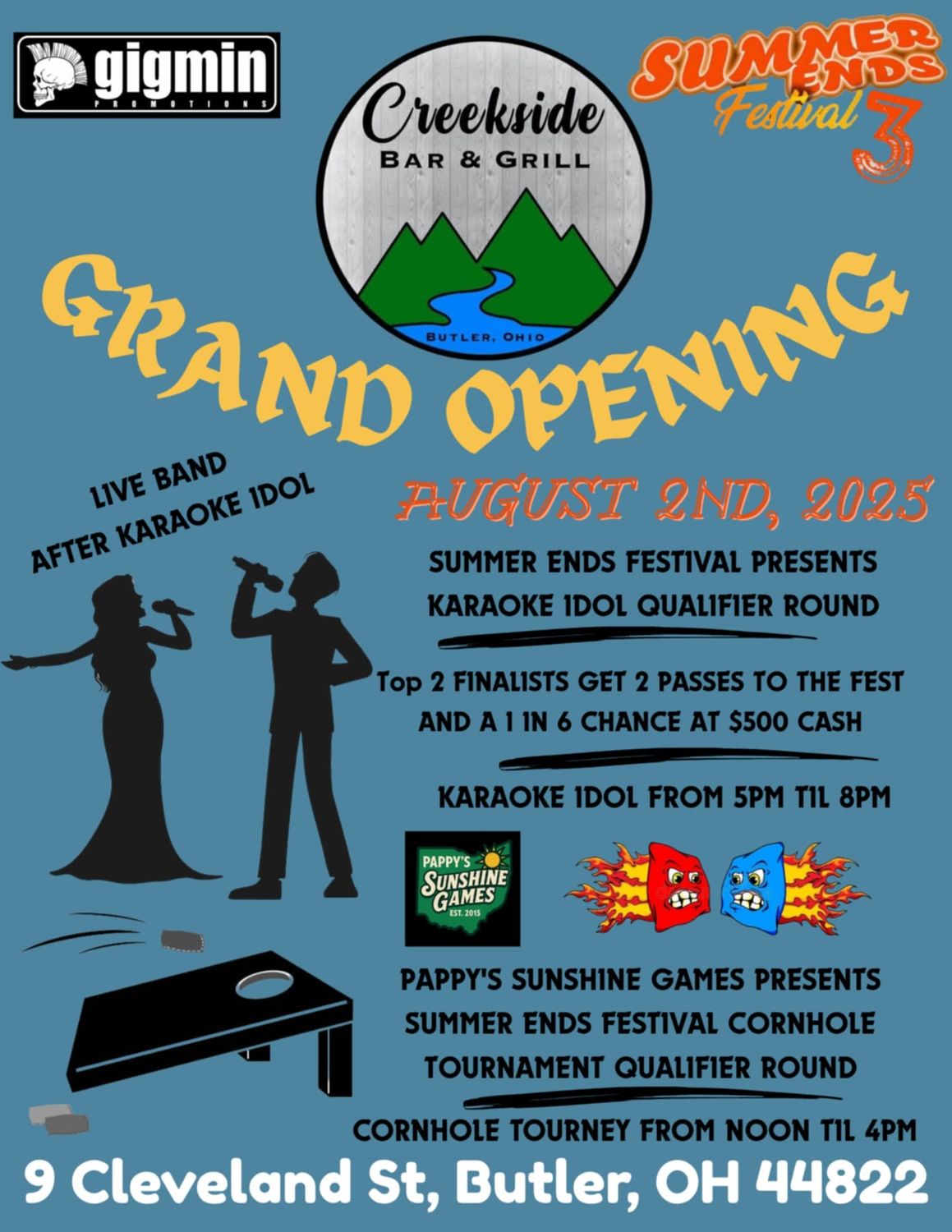 Karaoke idol Creekside! (Old duckys) FREE Signups!